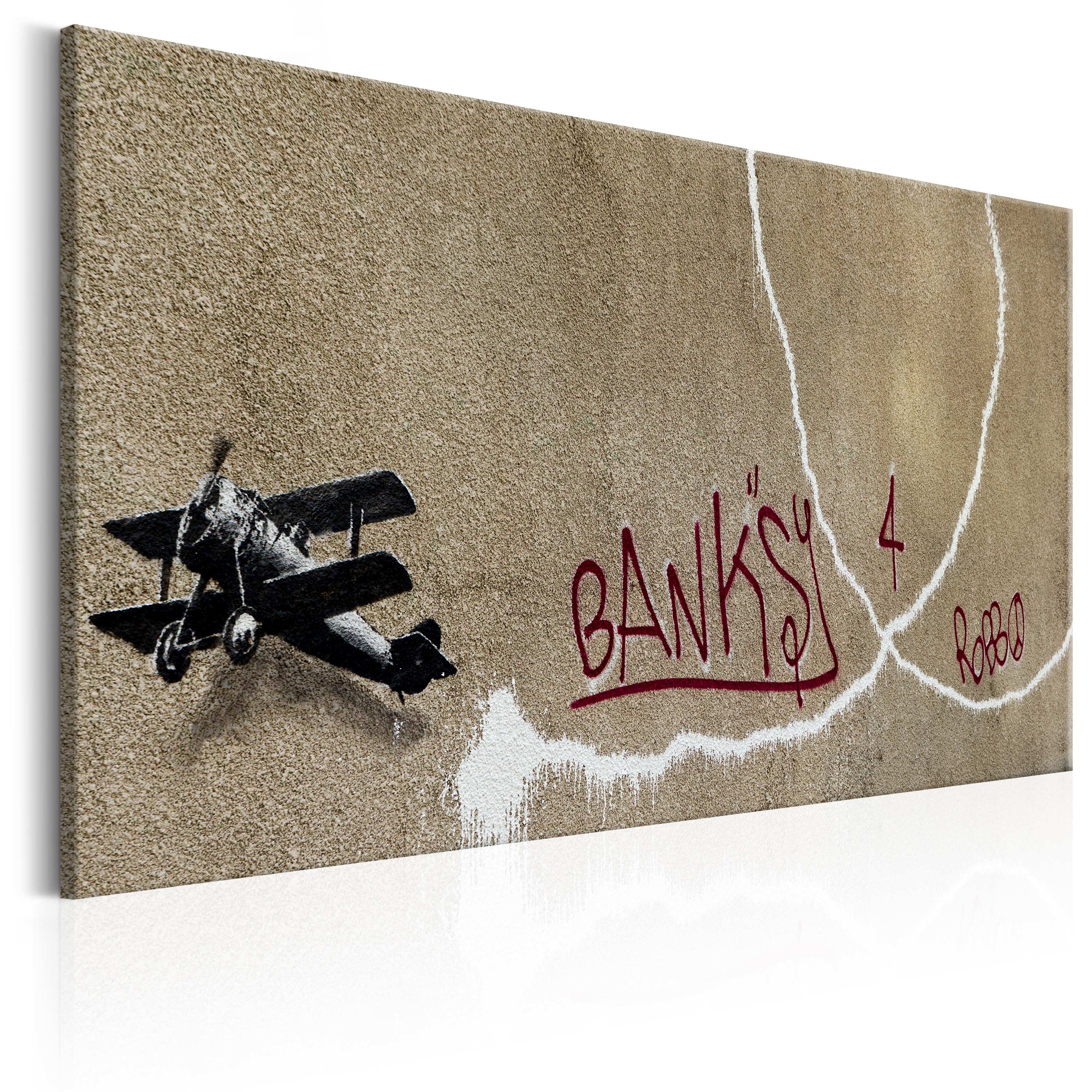Obraz - Love Plane by Banksy 90x60 cm - zdjęcie 1