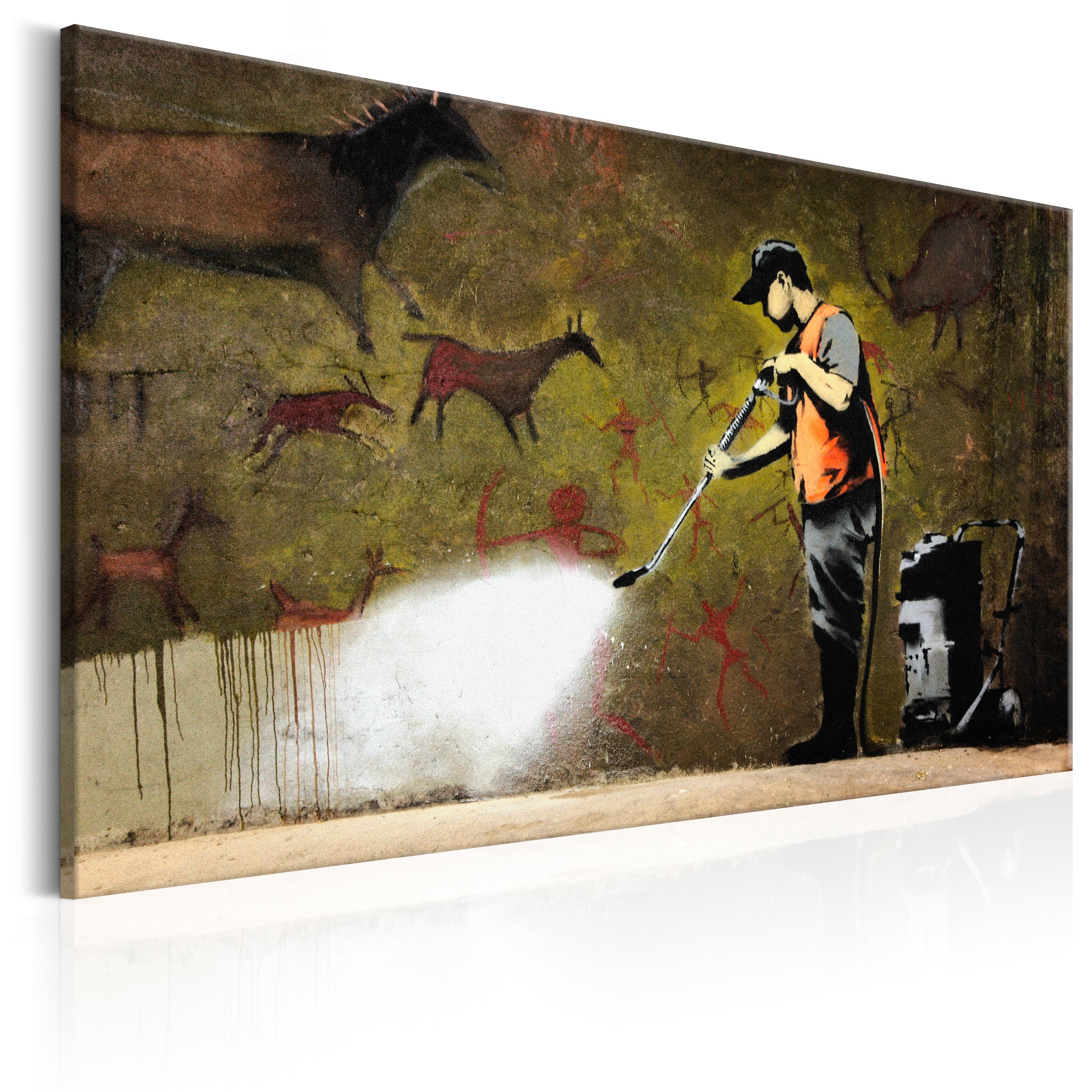 Obraz - Cave Painting by Banksy 60x40 cm - zdjęcie 1
