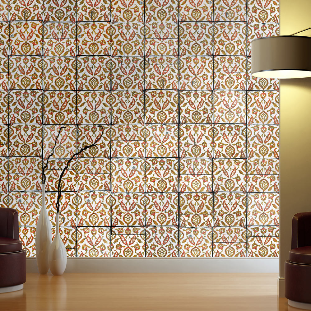 Fototapeta Rdzawy deszcz w rolce - zdjęcie 1