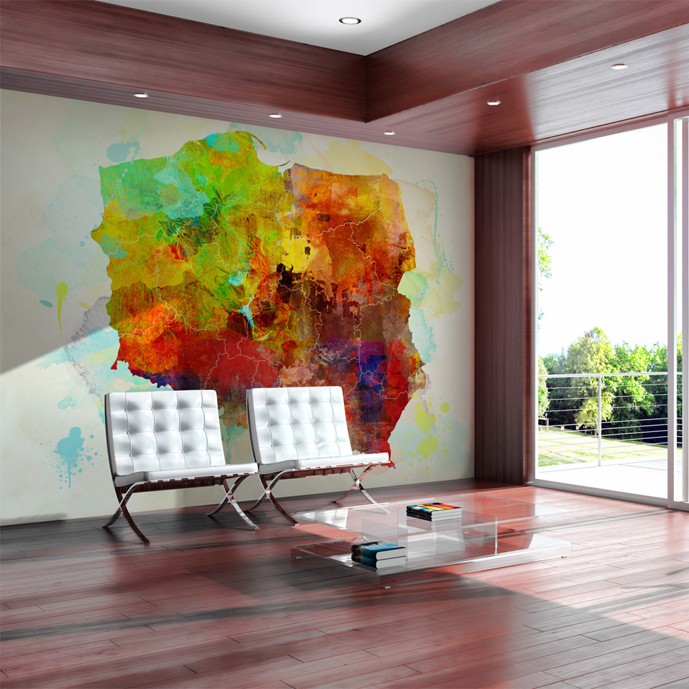 Fototapeta Mapa (Polska) - zdjęcie 1