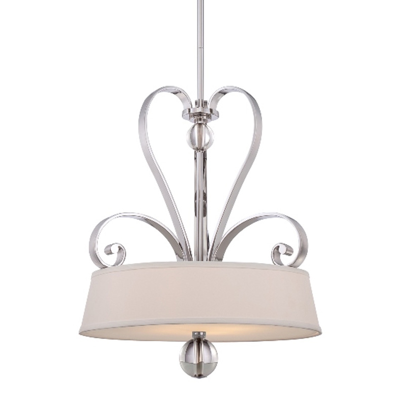 Lampa wisząca Helgia srebrna - zdjęcie 1