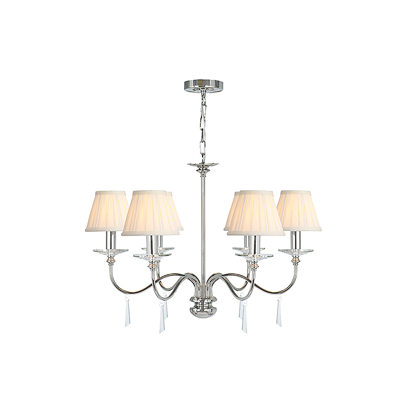 Żyrandol Finsbury Park Nickel x6 - zdjęcie 1