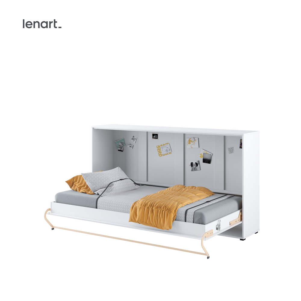 Półkotapczan poziomy Concept Pro 90x200 cm Biały / Biały połysk  - zdjęcie 1