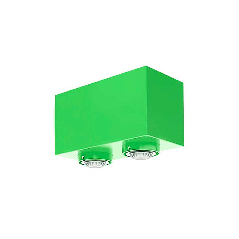 Lampa sufitowa Boxie x2 LEGO zielona - zdjęcie 1