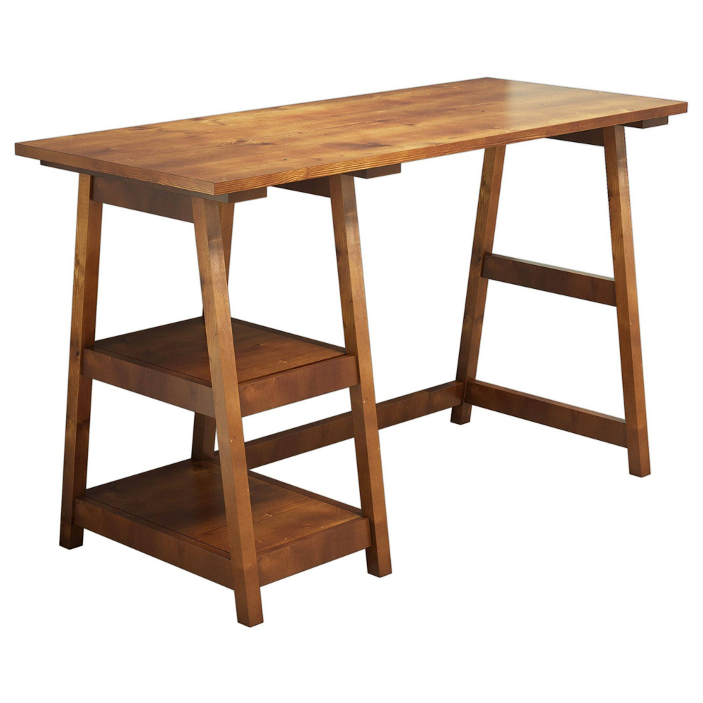 Biurko drewniane Amariv 120x51 cm - zdjęcie 1