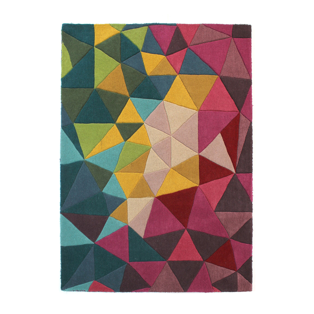 Dywan wełniany Falmouth wielokolorowy - zdjęcie 1