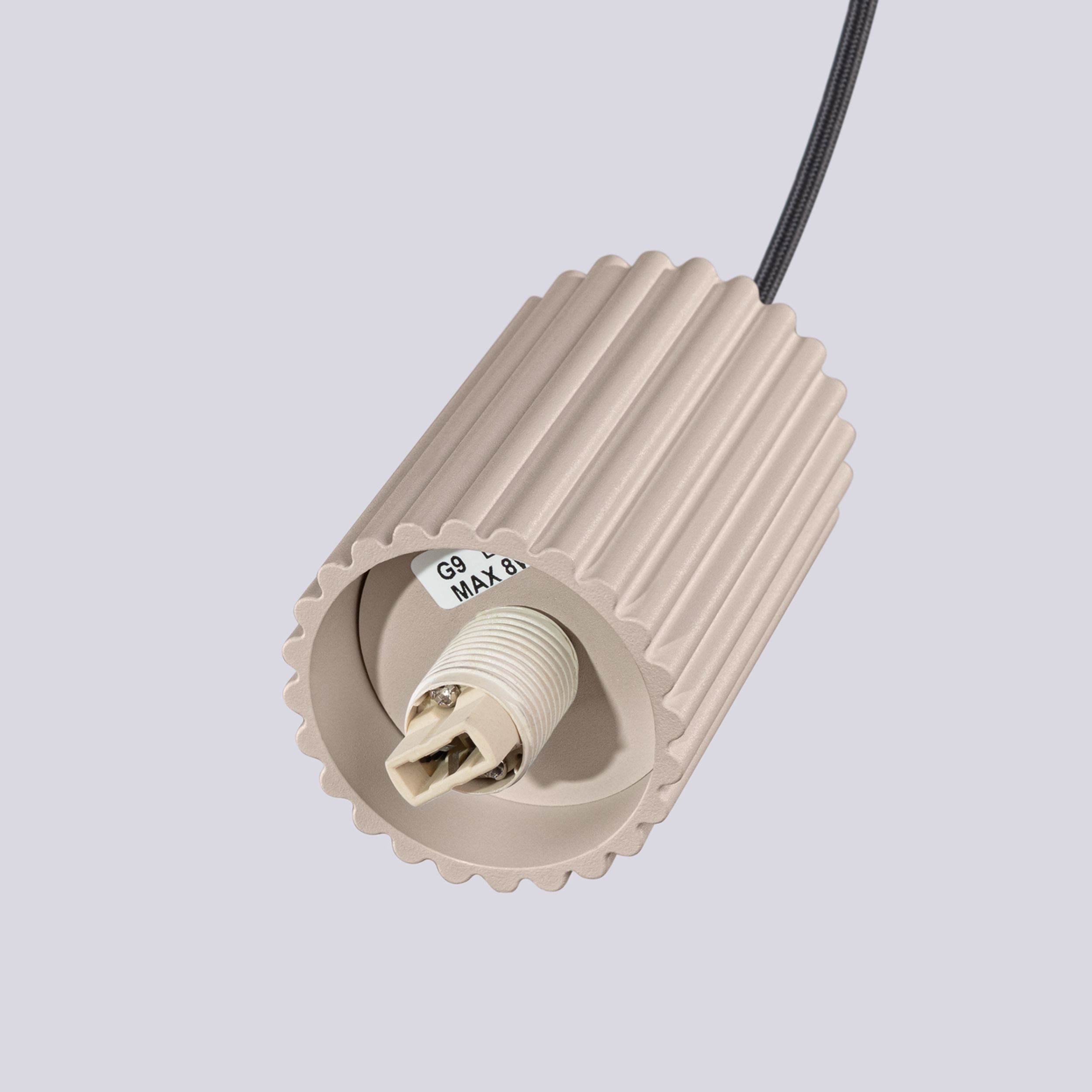 Lampa wisząca Halo 1 taupe