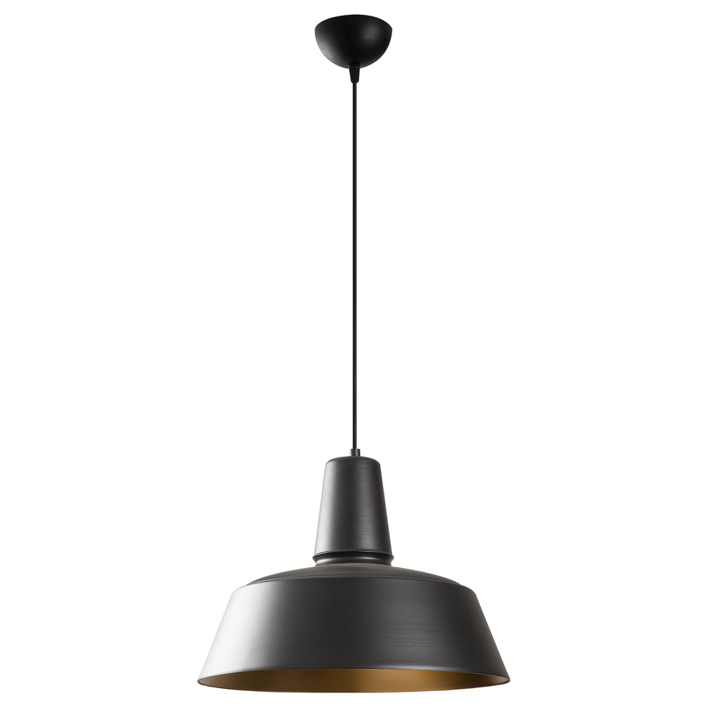 Lampa sufitowa Ardulace średnica 40 cm czarna - zdjęcie 1