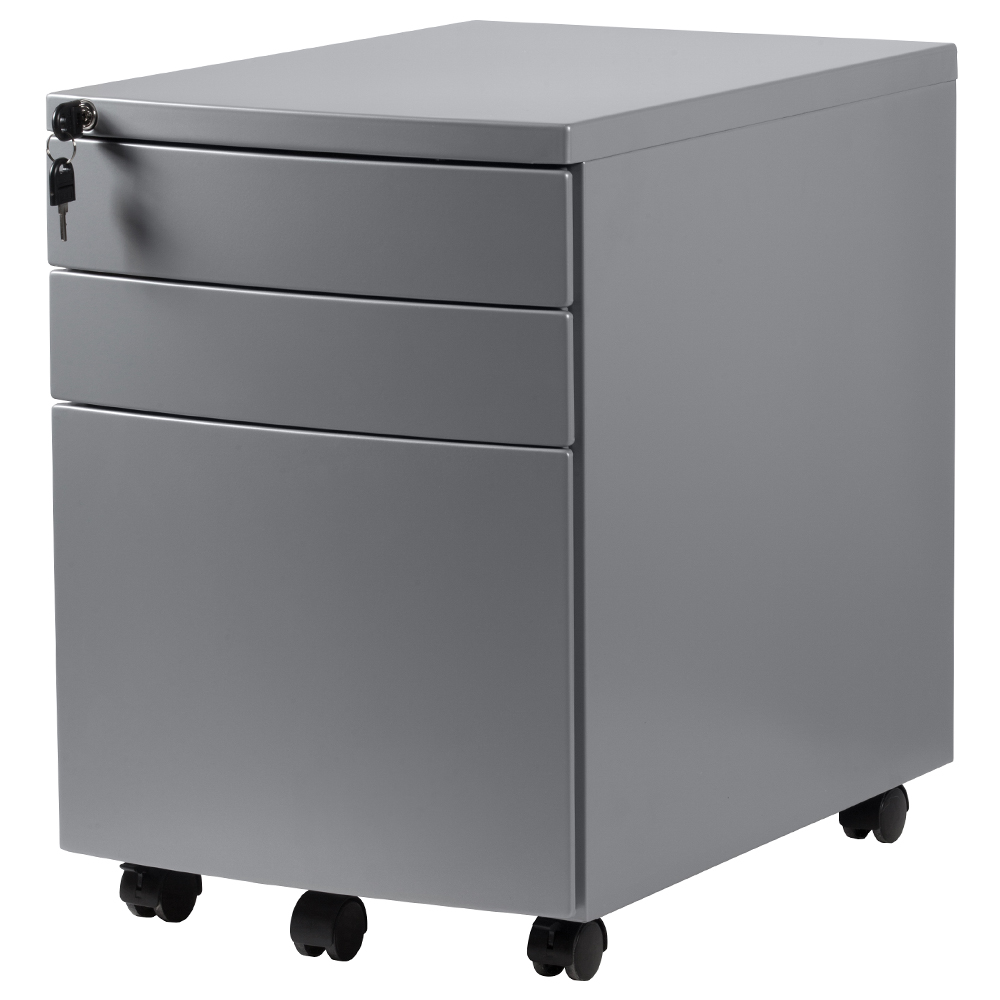 Kontenerek metalowy pod biurko RP-01 szary - zdjęcie 1