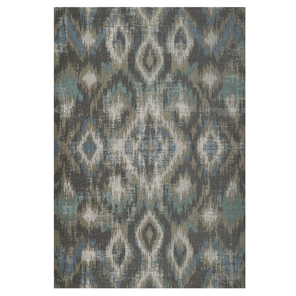 Dywan łatwoczyszczący Cochin niebieski w aztecki wzór 160x230 cm - zdjęcie 1