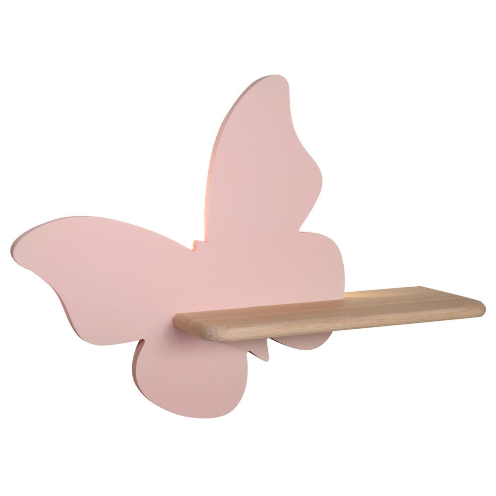 Kinkiet ścienny do pokoju dziecięcego Dreamie motyl różowy - zdjęcie 1
