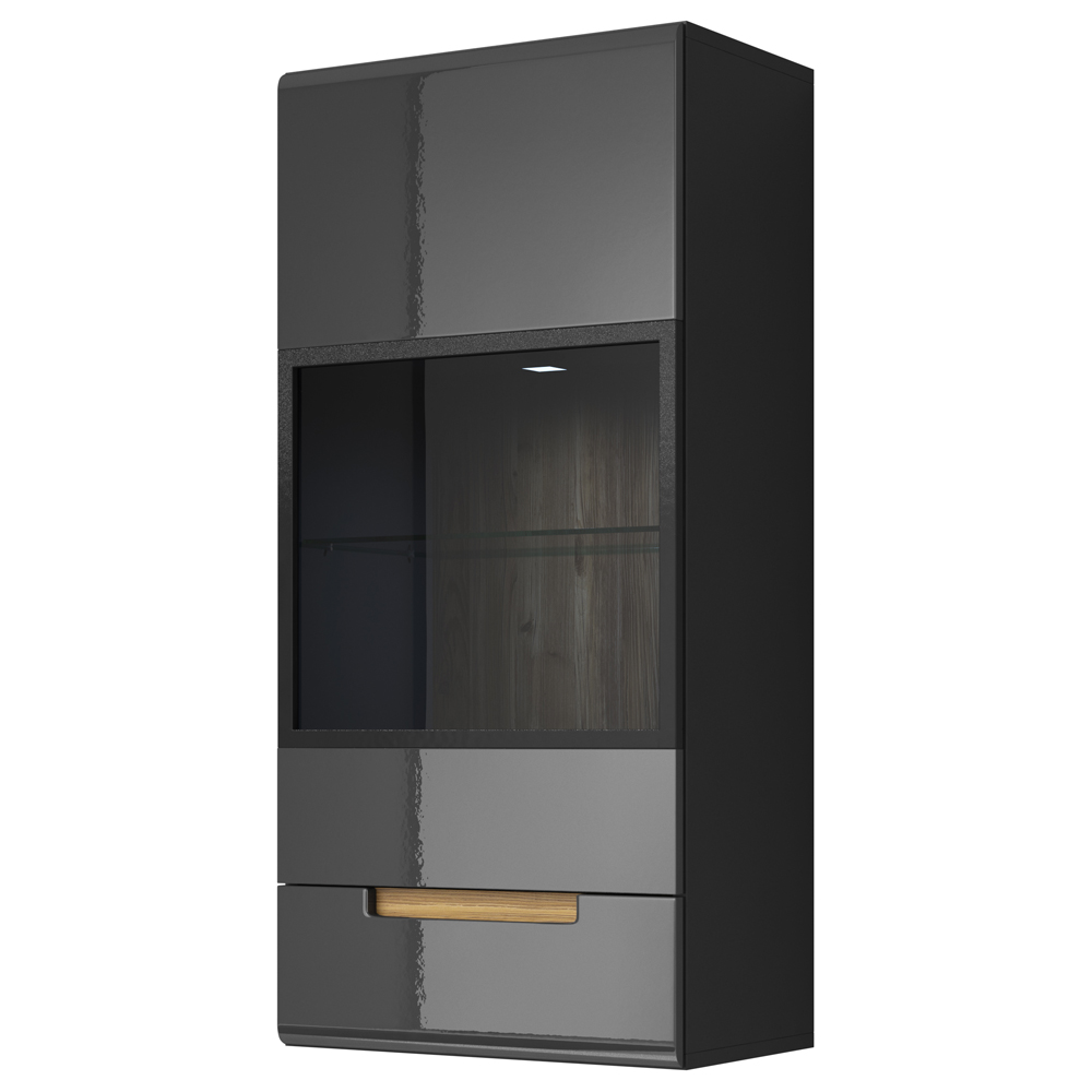 Witryna wisząca Kanopus wąska antracyt - zdjęcie 1