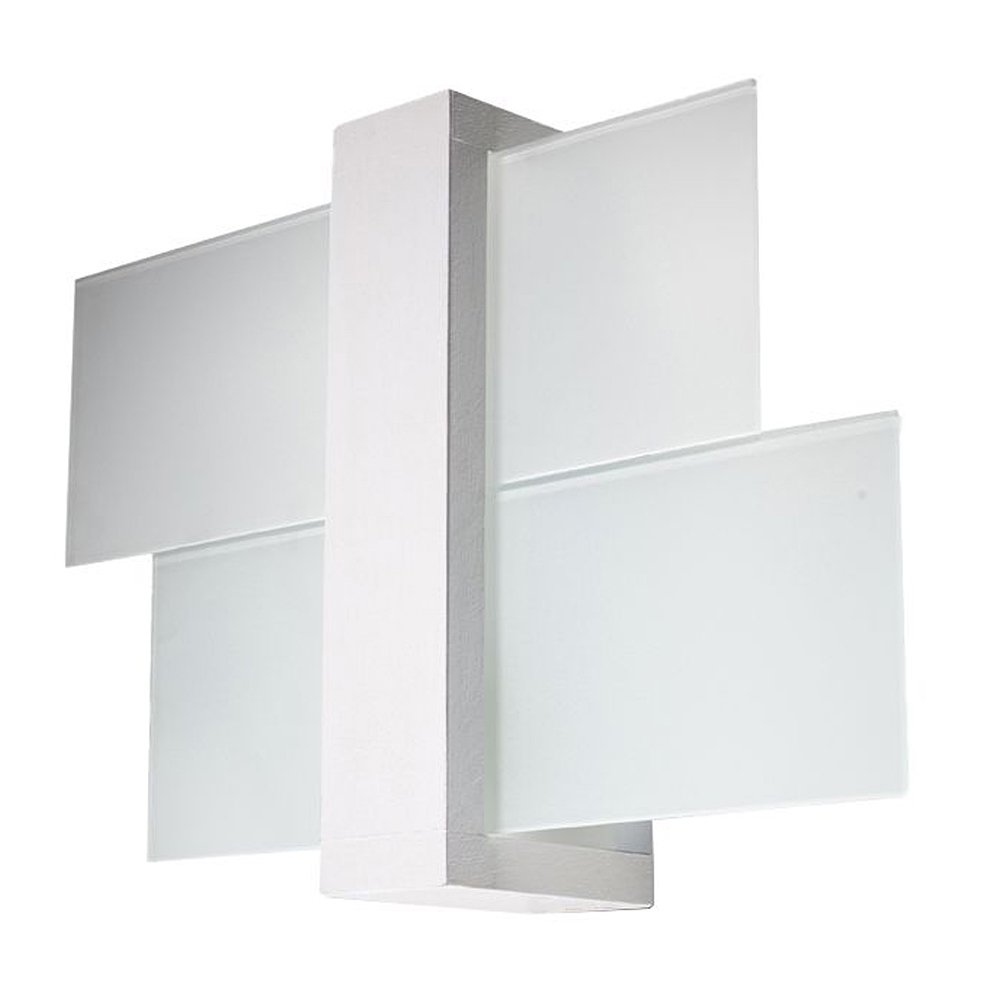 Kinkiet ścienny Arenno z białego drewna nowoczesny - zdjęcie 1