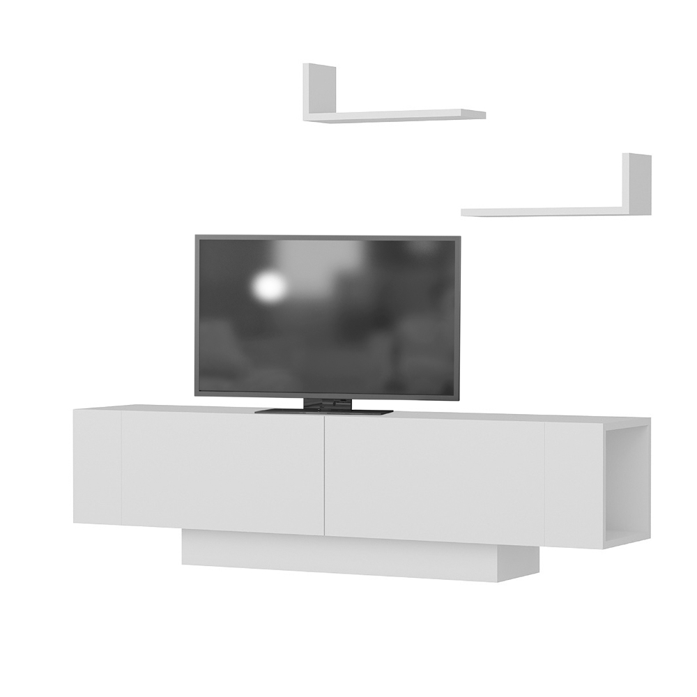 Szafka RTV Copa zamknięta biała - zdjęcie 1