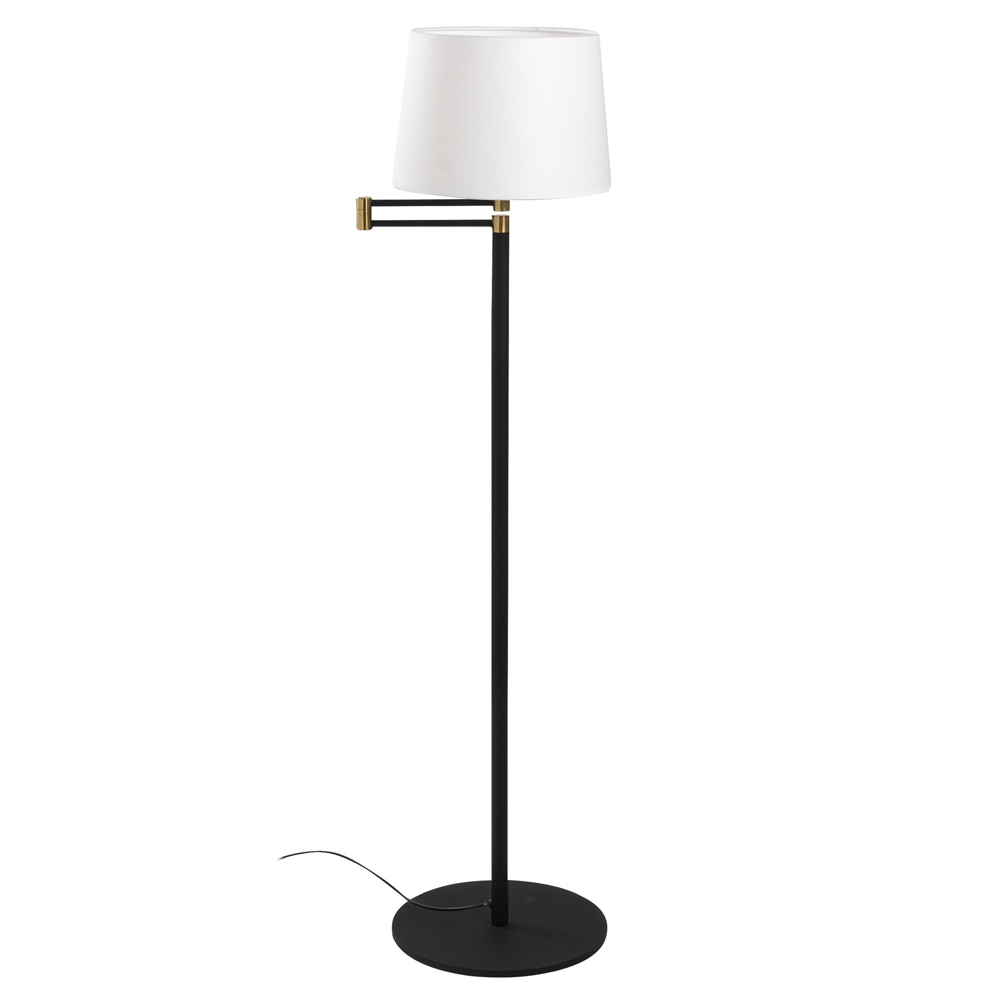 Lampa podłogowa Miperms 120 cm czarno-złota - zdjęcie 1