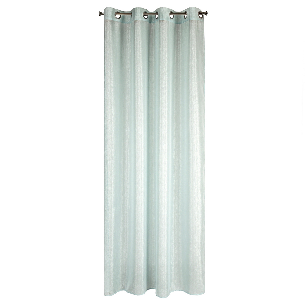 Firana Priscus 140x250 cm z błyszczącą nicią miętowa - zdjęcie 1
