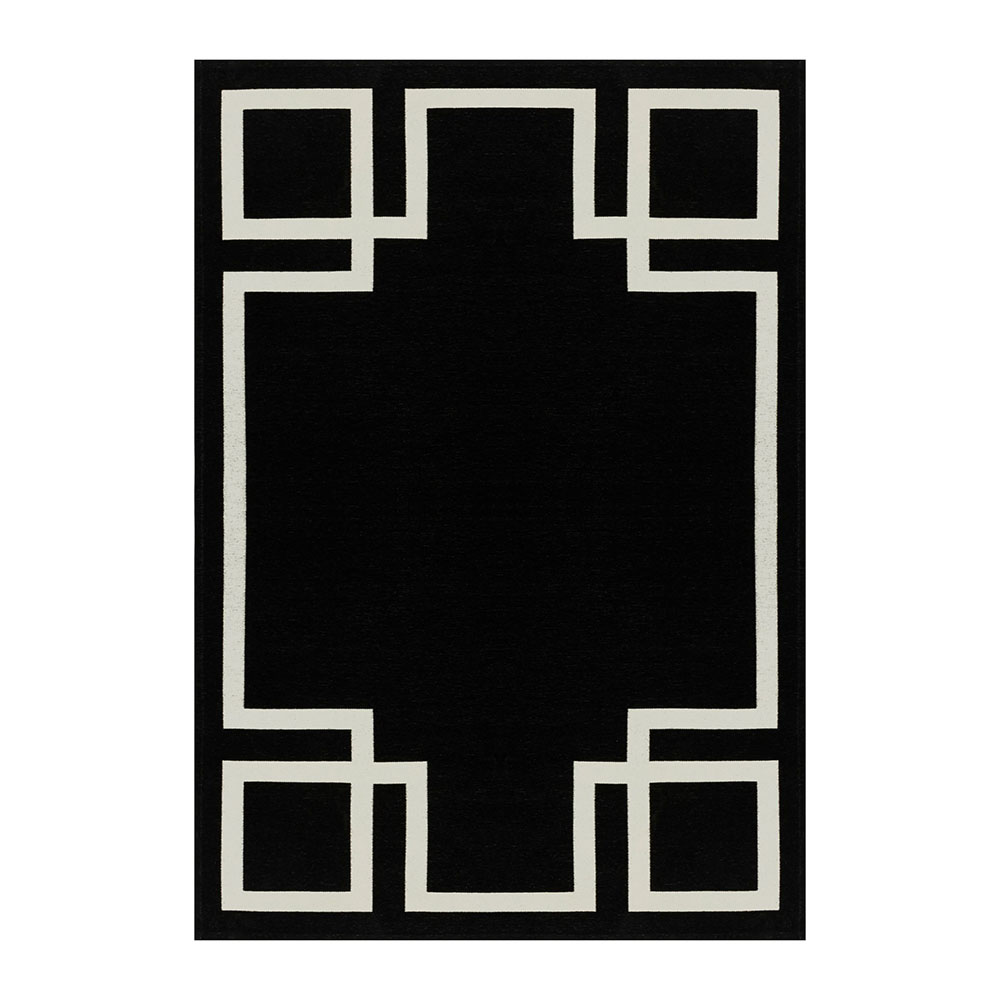 Dywan łatwoczyszczący Alauniira czarny - zdjęcie 1