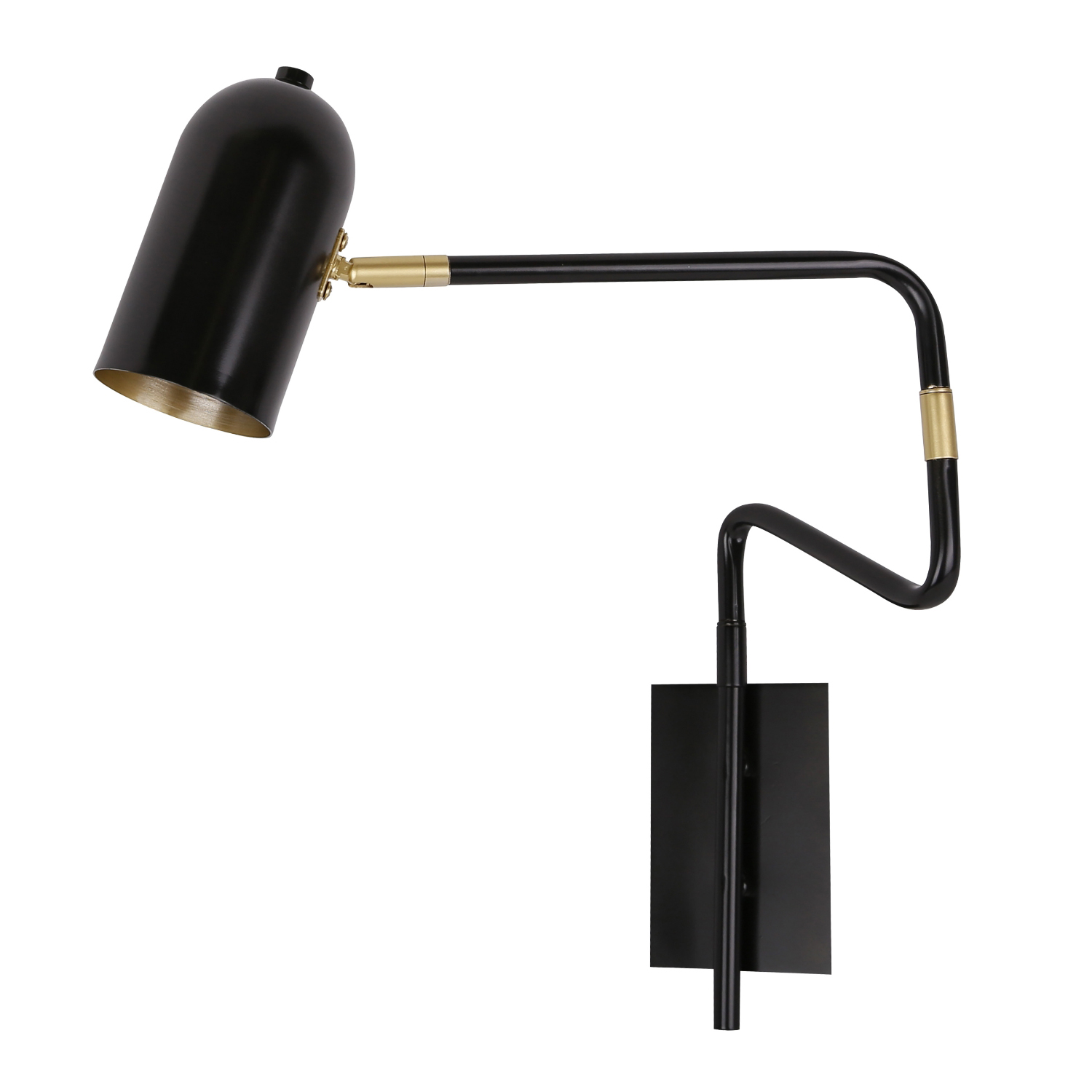 Lampa ścienna Korpela czarna - zdjęcie 1