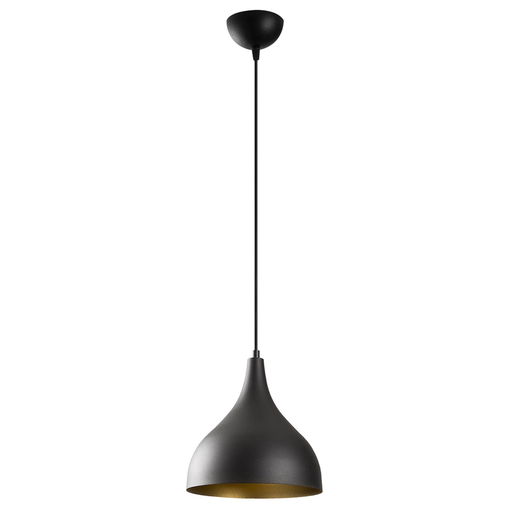 Lampa sufitowa Ardulace średnica 26 cm czarna - zdjęcie 1
