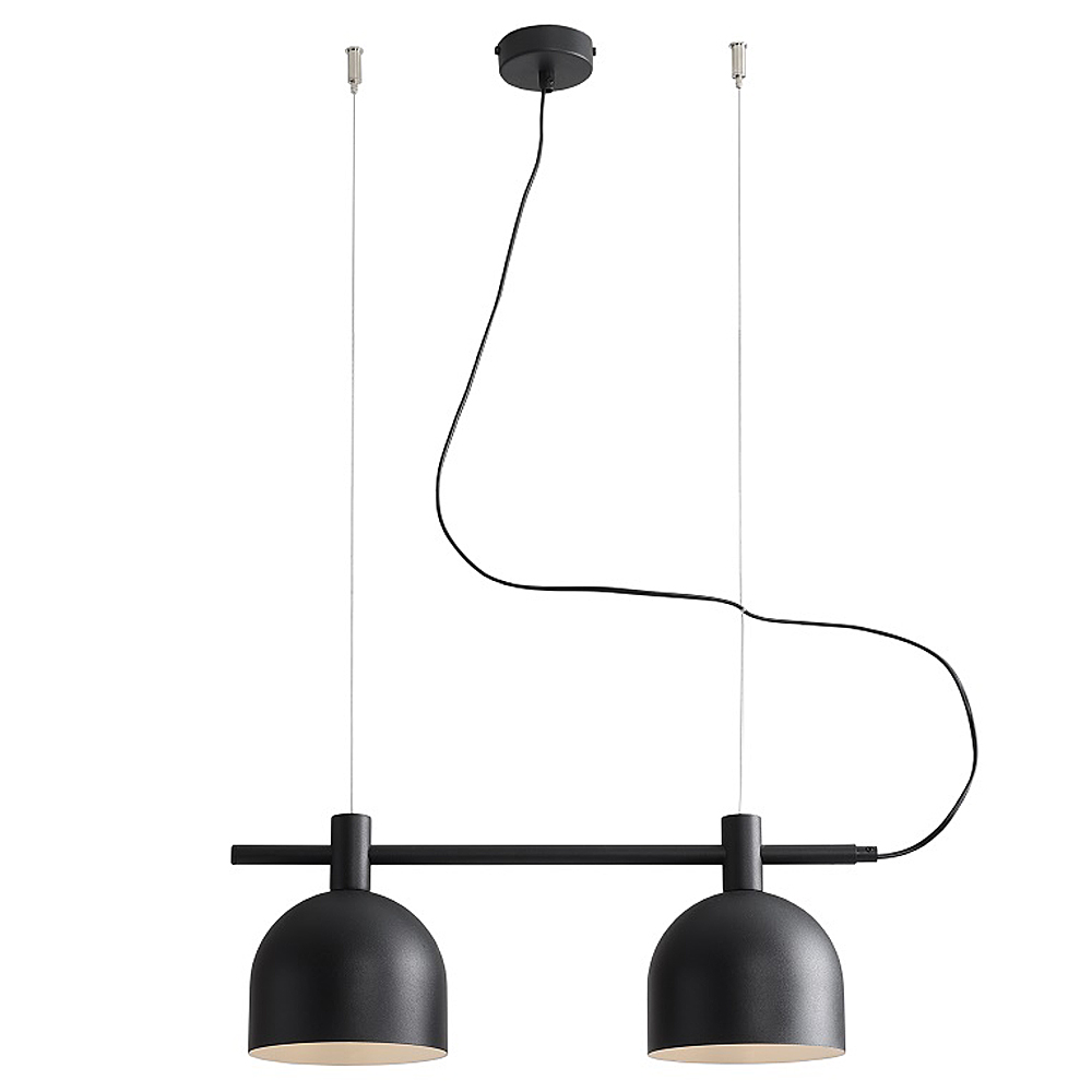 Żyrandol Fiene x2 czarny - zdjęcie 1