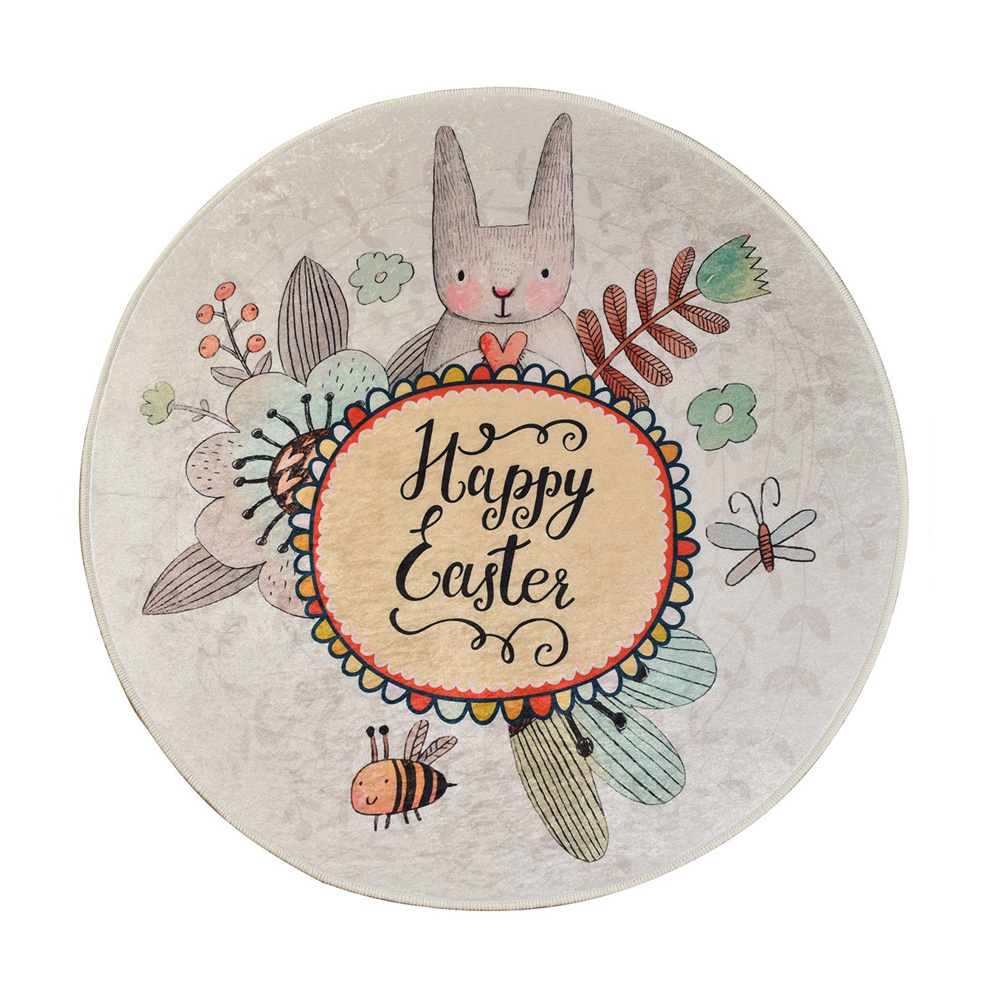 Dywan do pokoju dziecięcego Dinkley Króliczek średnica 140 cm - zdjęcie 1