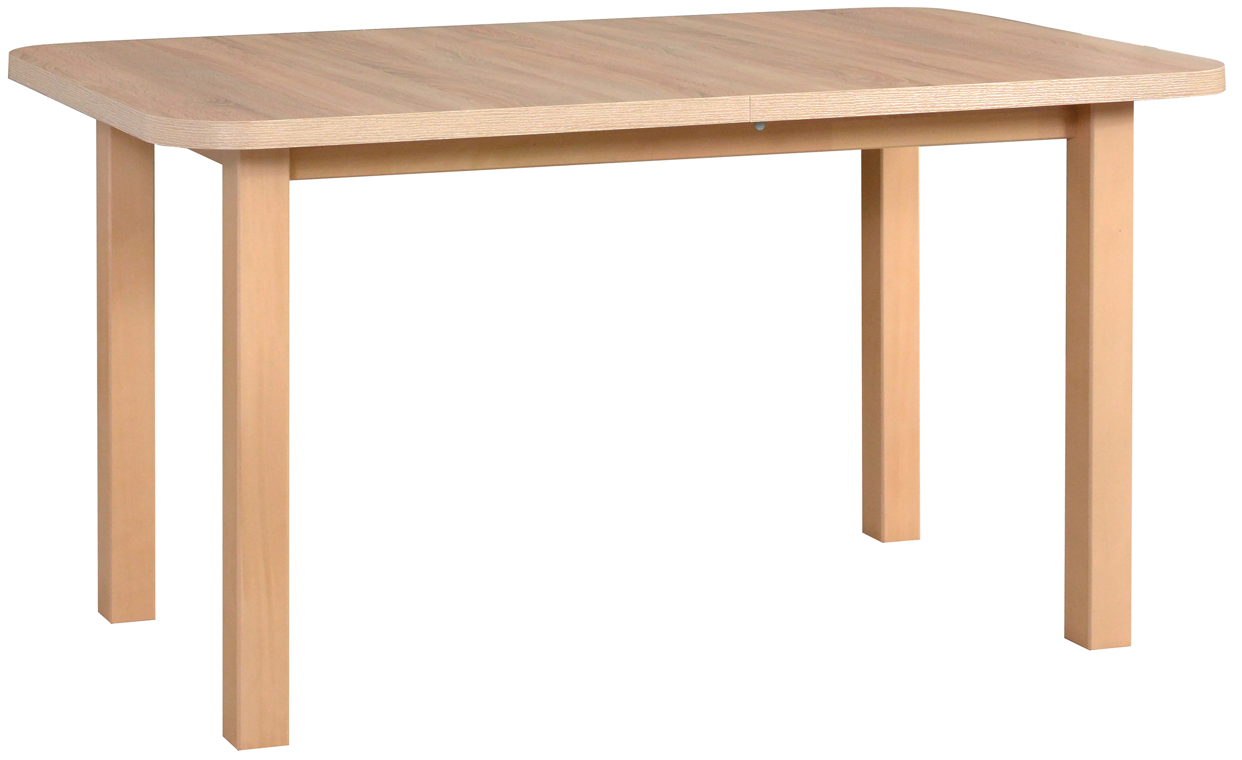 Stół drewniany do jadalni rozkładany Reeveli 140-180x80 cm dąb sonoma - zdjęcie 1