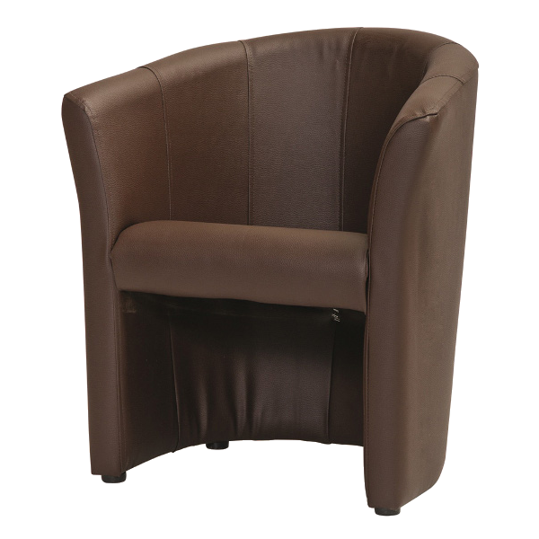 Fotel Raklev ciemnobrązowy