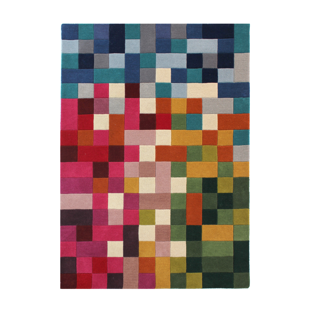 Dywan wełniany Lucea wielokolorowy - zdjęcie 1