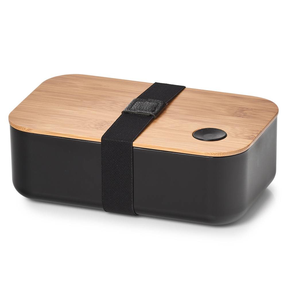 Pudełko na lunch Lanchy czarne - zdjęcie 1