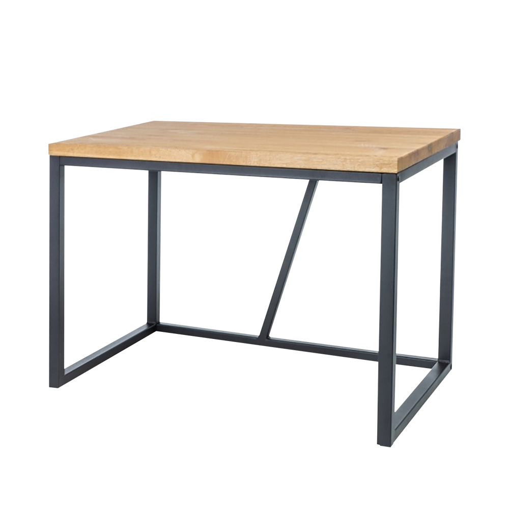 Biurko Andalo 110x60 cm z fornirem dębowym - zdjęcie 1