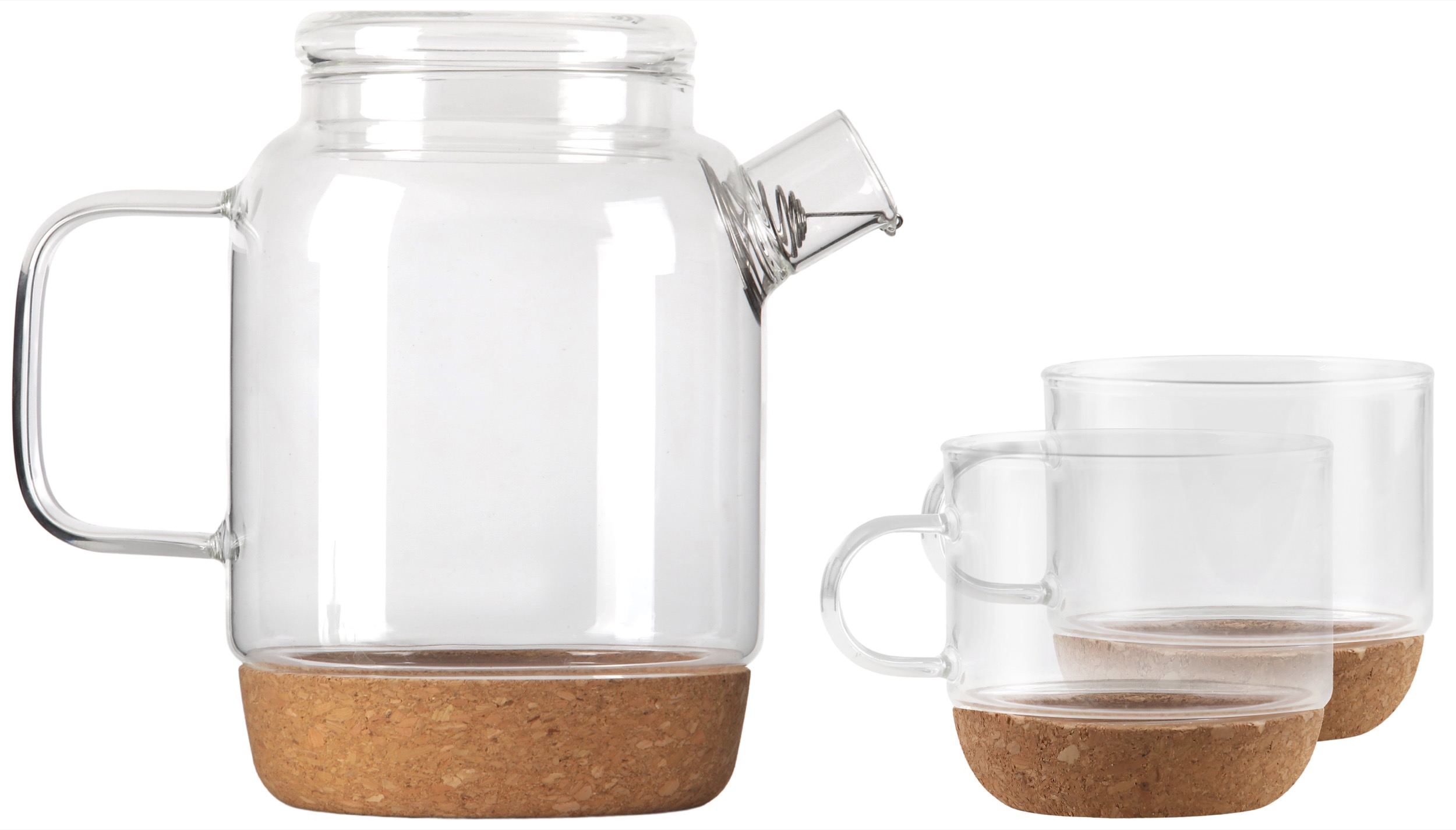 Zestaw dzbanek i 2 filiżanki z podstawkami Vilagio 800 i 250 ml - zdjęcie 1