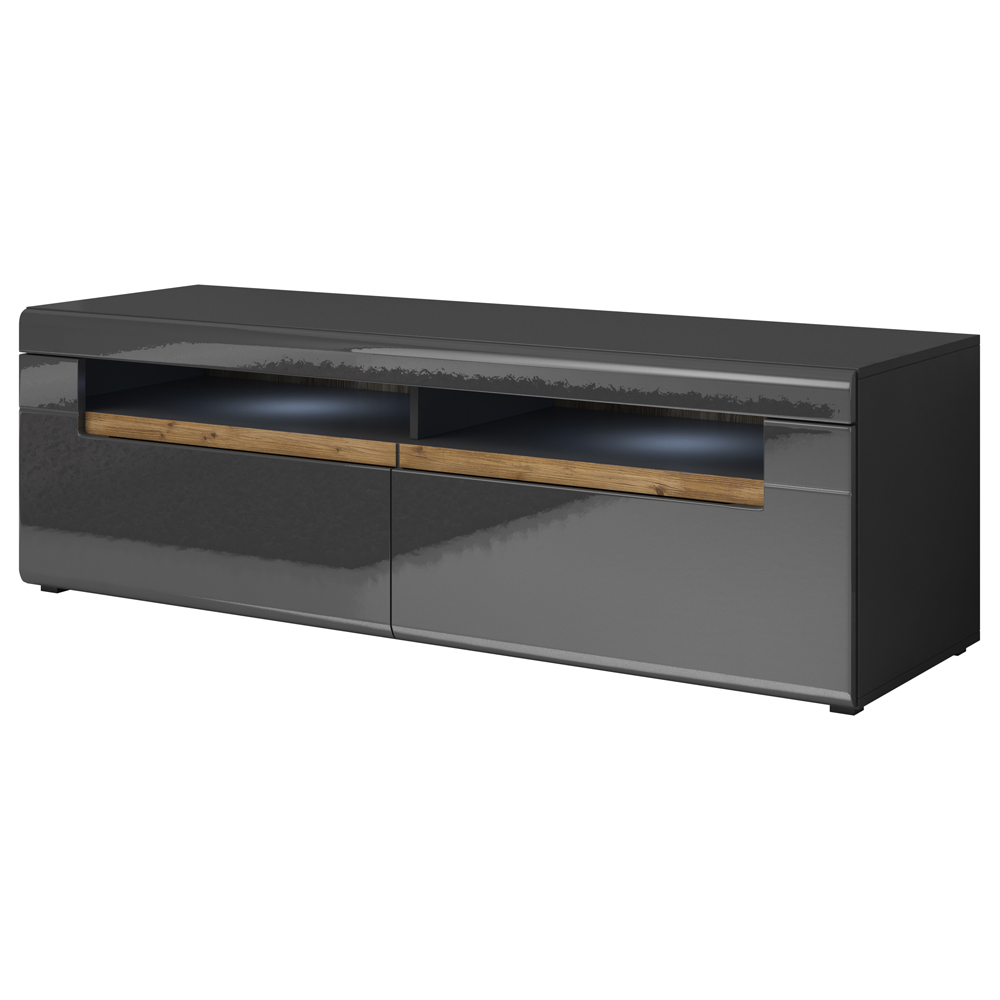 Szafka RTV Kanopus 160 cm antracyt - zdjęcie 1