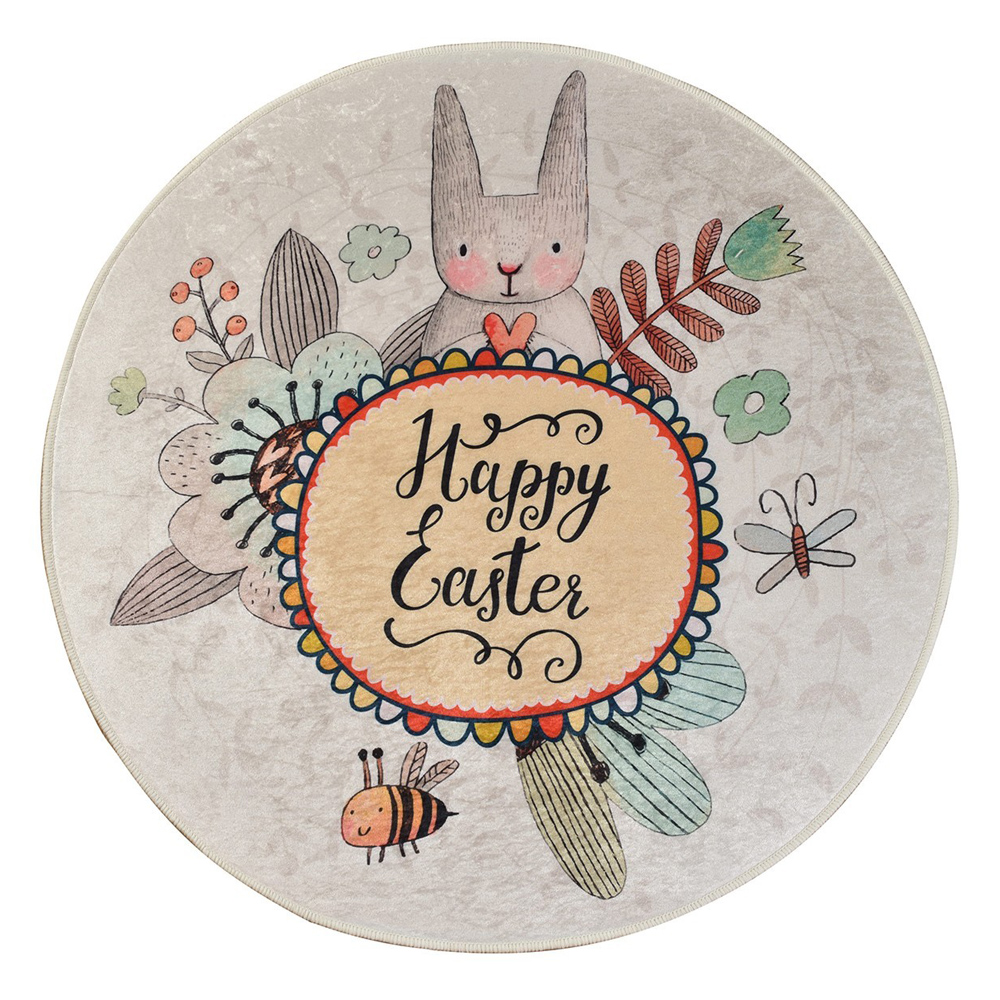 Dywan do pokoju dziecięcego Dinkley Króliczek średnica 200 cm - zdjęcie 1