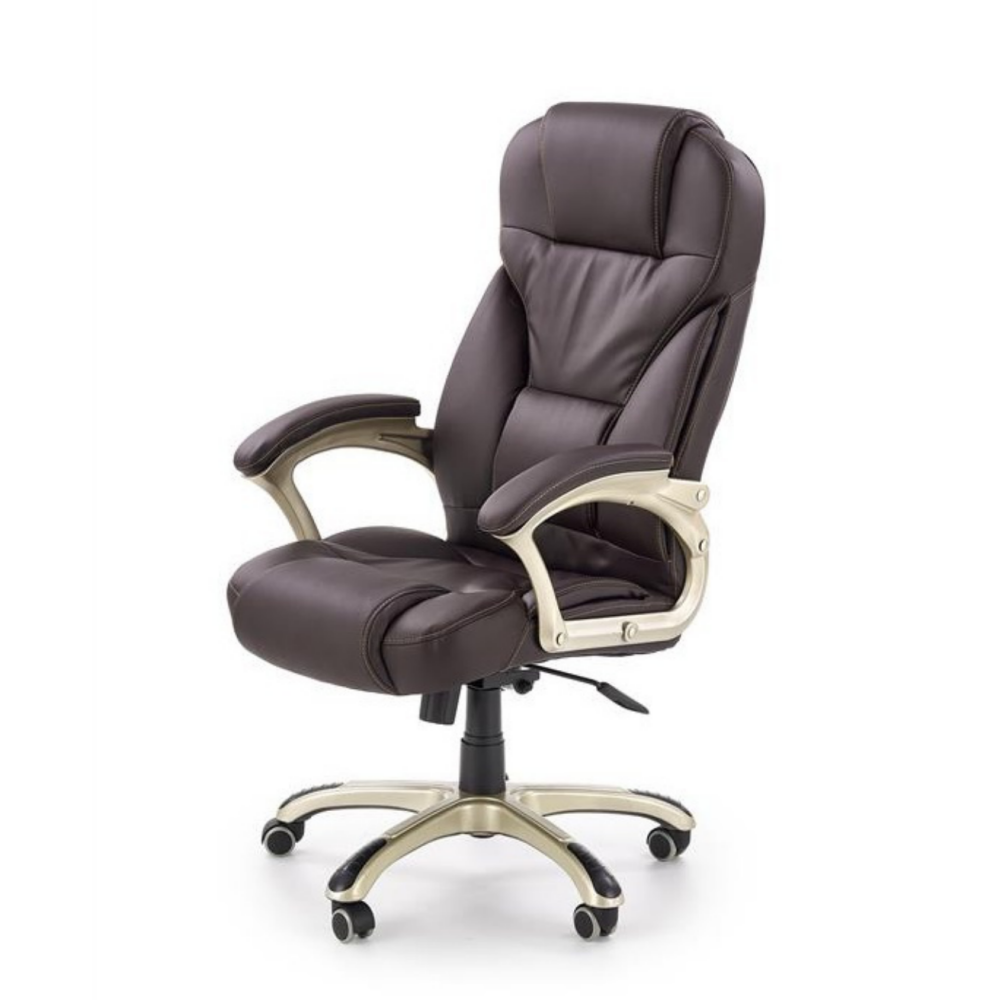 Fotel biurowy Perito brązowy - zdjęcie 1