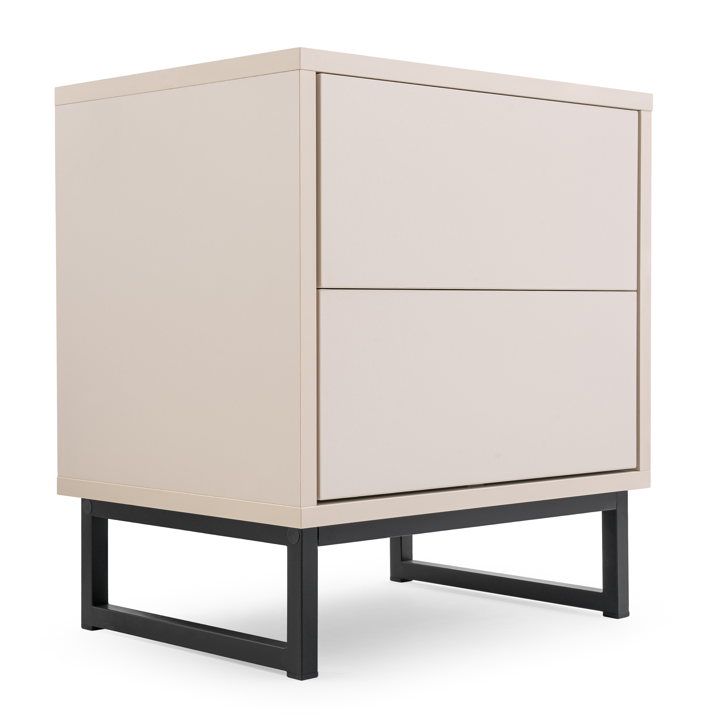 Szafka nocna Kummira beż piaskowy - zdjęcie 1