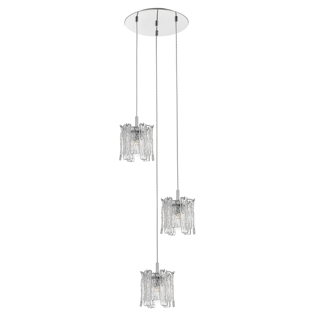 Lampa wisząca Bonefro kaskada x3 - zdjęcie 1