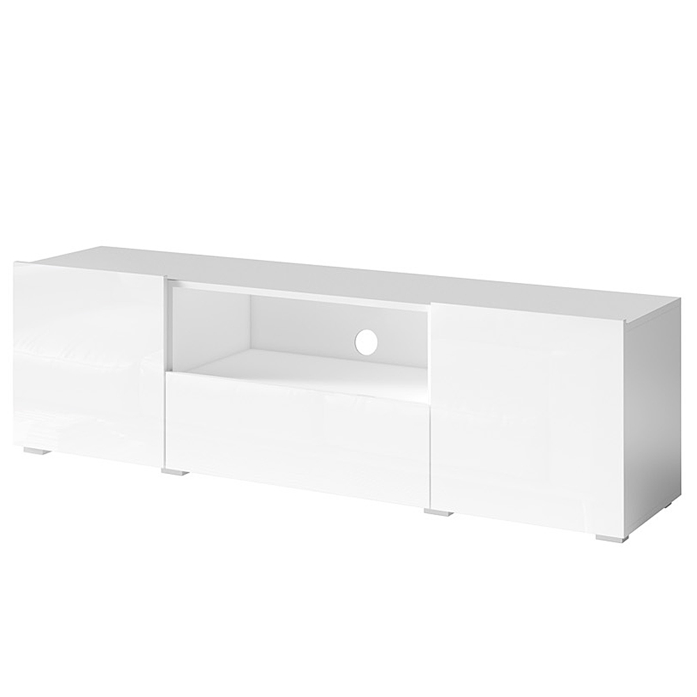 Szafka RTV Revati 160 cm biała - zdjęcie 1