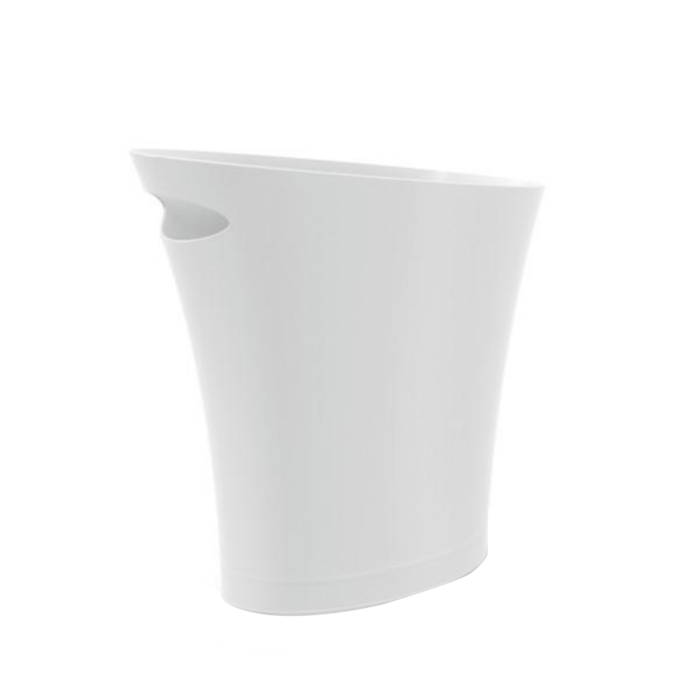 Kosz Mirach biały metaliczny - zdjęcie 1