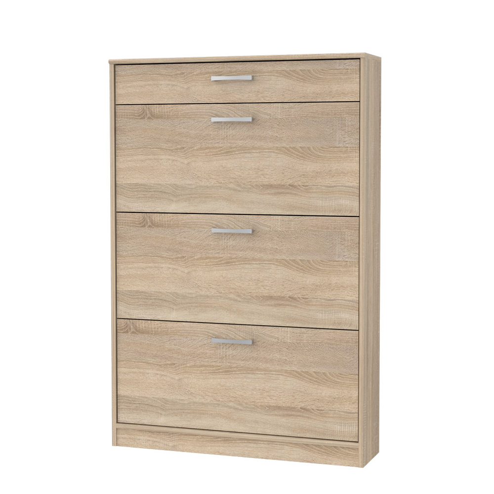 Szafka na buty Niko trzy wnęki i szuflada 83 cm - zdjęcie 1