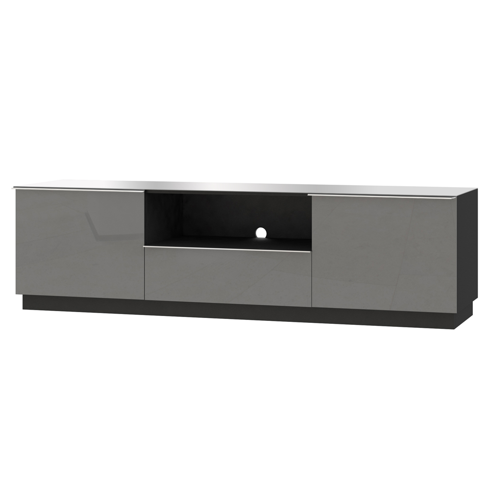 Szafka RTV Monterry 180 cm szara