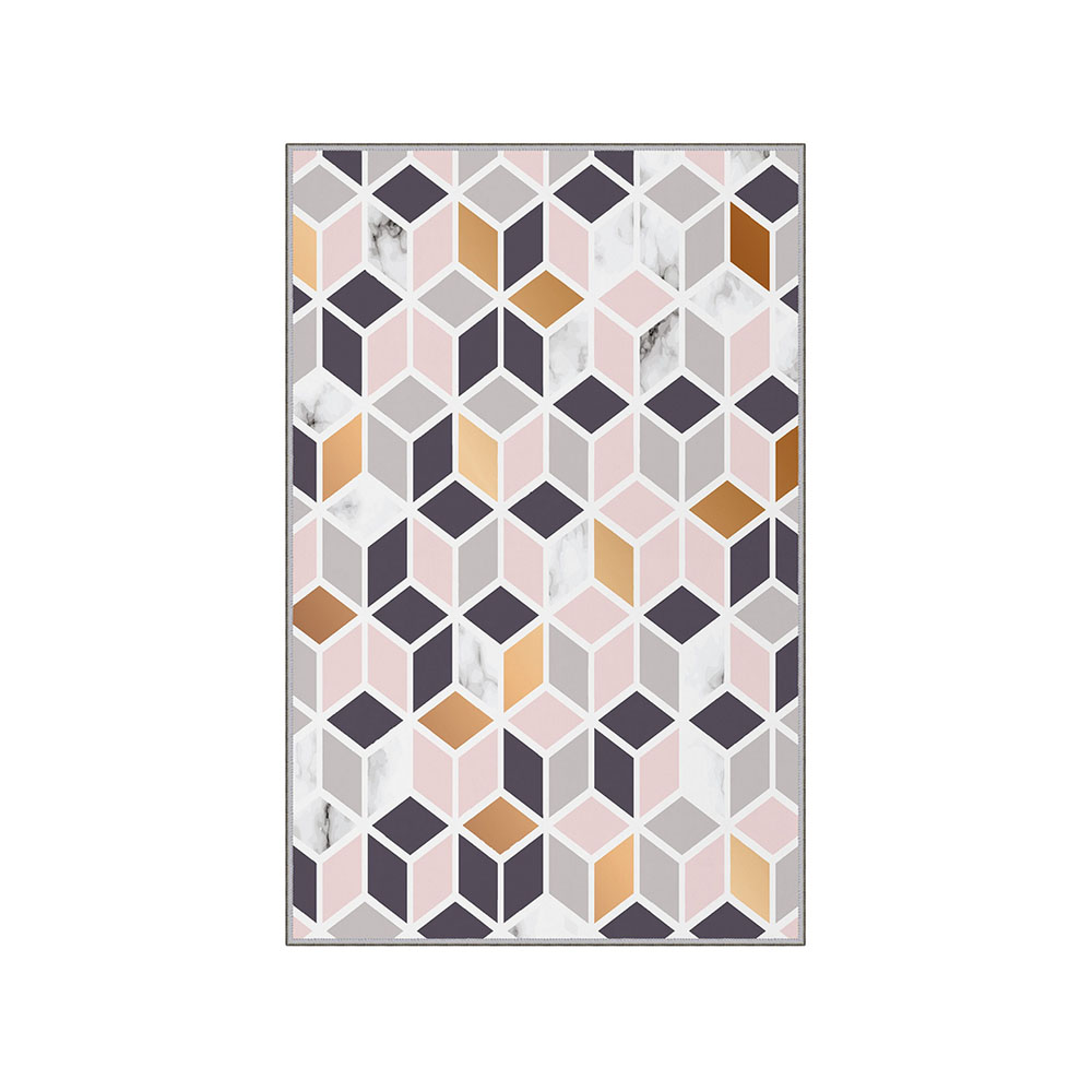 Dywan nowoczesny Efulated 100x200 cm kolorowy - zdjęcie 1