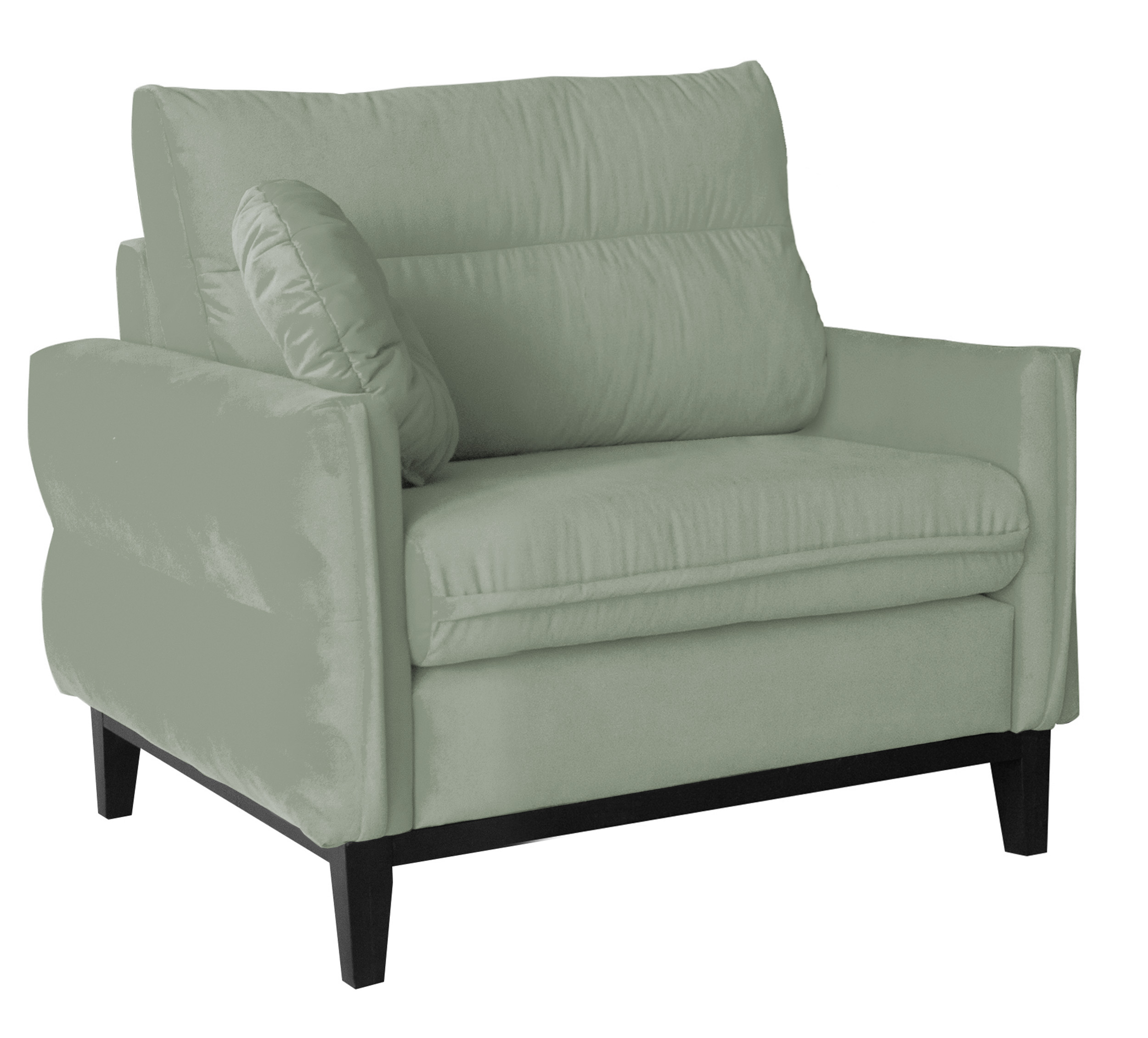 Fotel kubełkowy Macchiata szałwiowy welur - zdjęcie 1