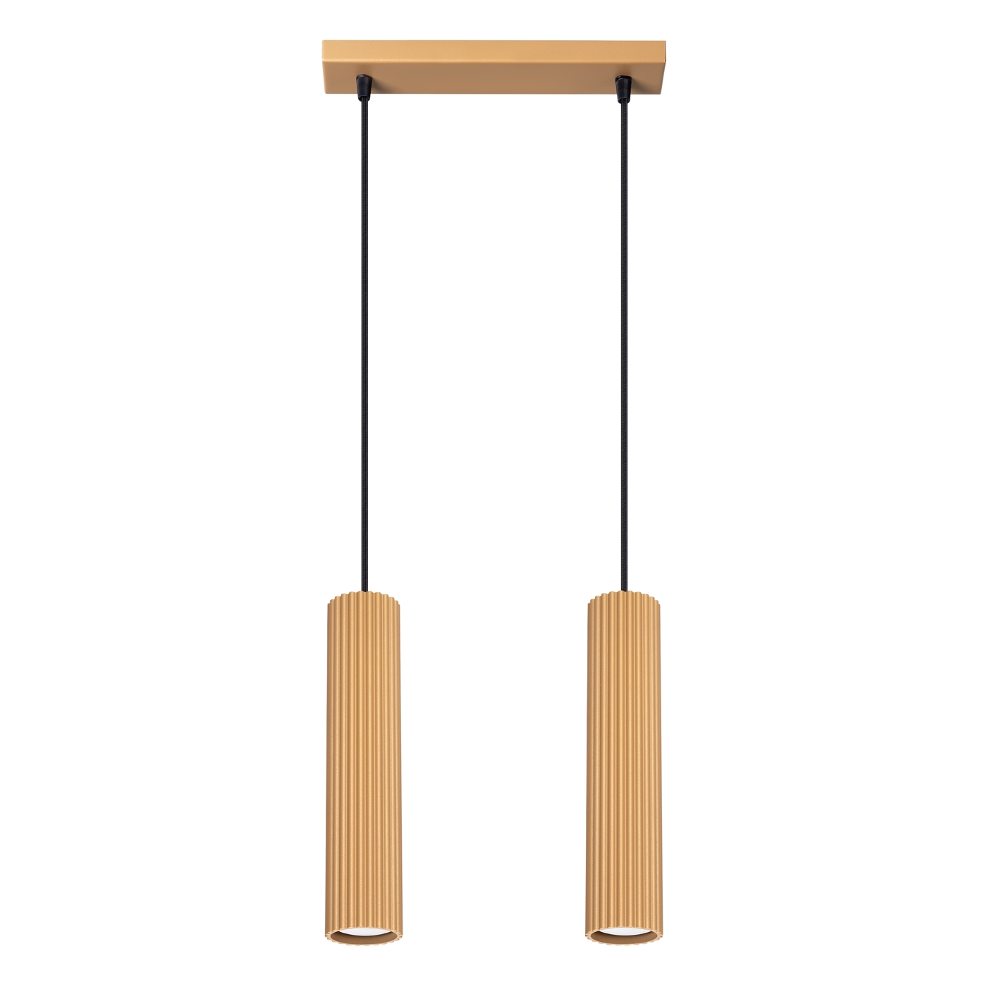 Lampa wisząca Karbon 2 złota