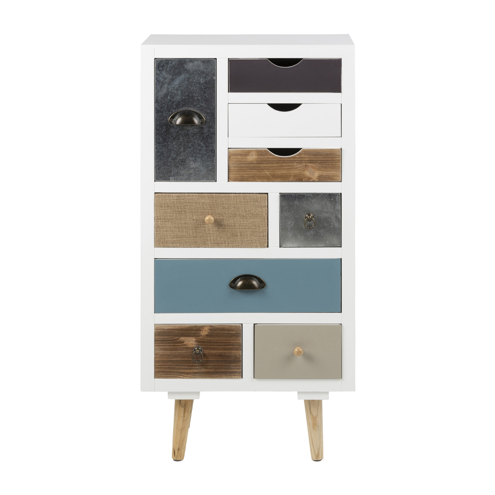 Komoda Sjever z dziewięcioma kolorowymi skrytkami - zdjęcie 1