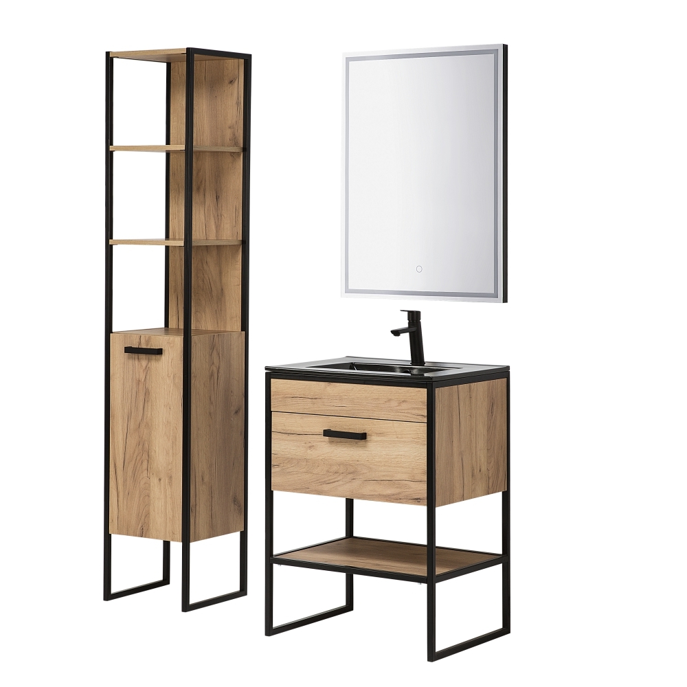 Zestaw mebli łazienkowych Loftlove z szafką pod umywalkę 60 cm - zdjęcie 1