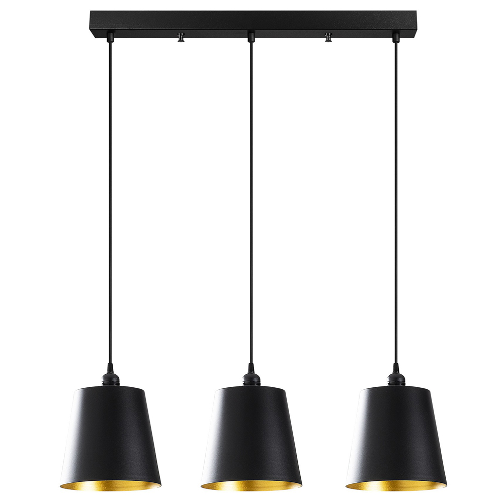 Limpa wisząca Edanne x3 czarna - zdjęcie 1