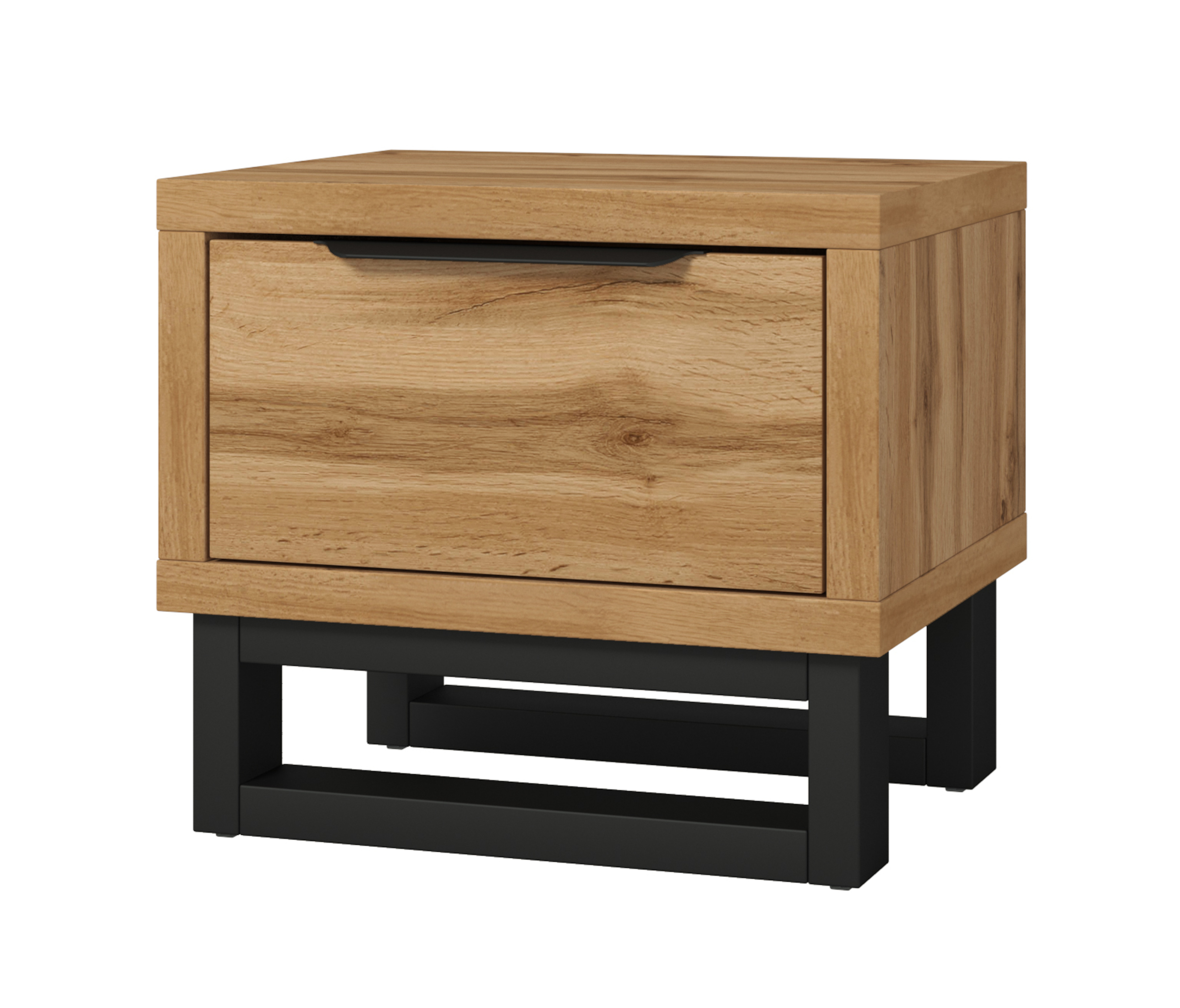 Szafka nocna Feliks z szufladą 55 cm Dąb wotan - zdjęcie 1