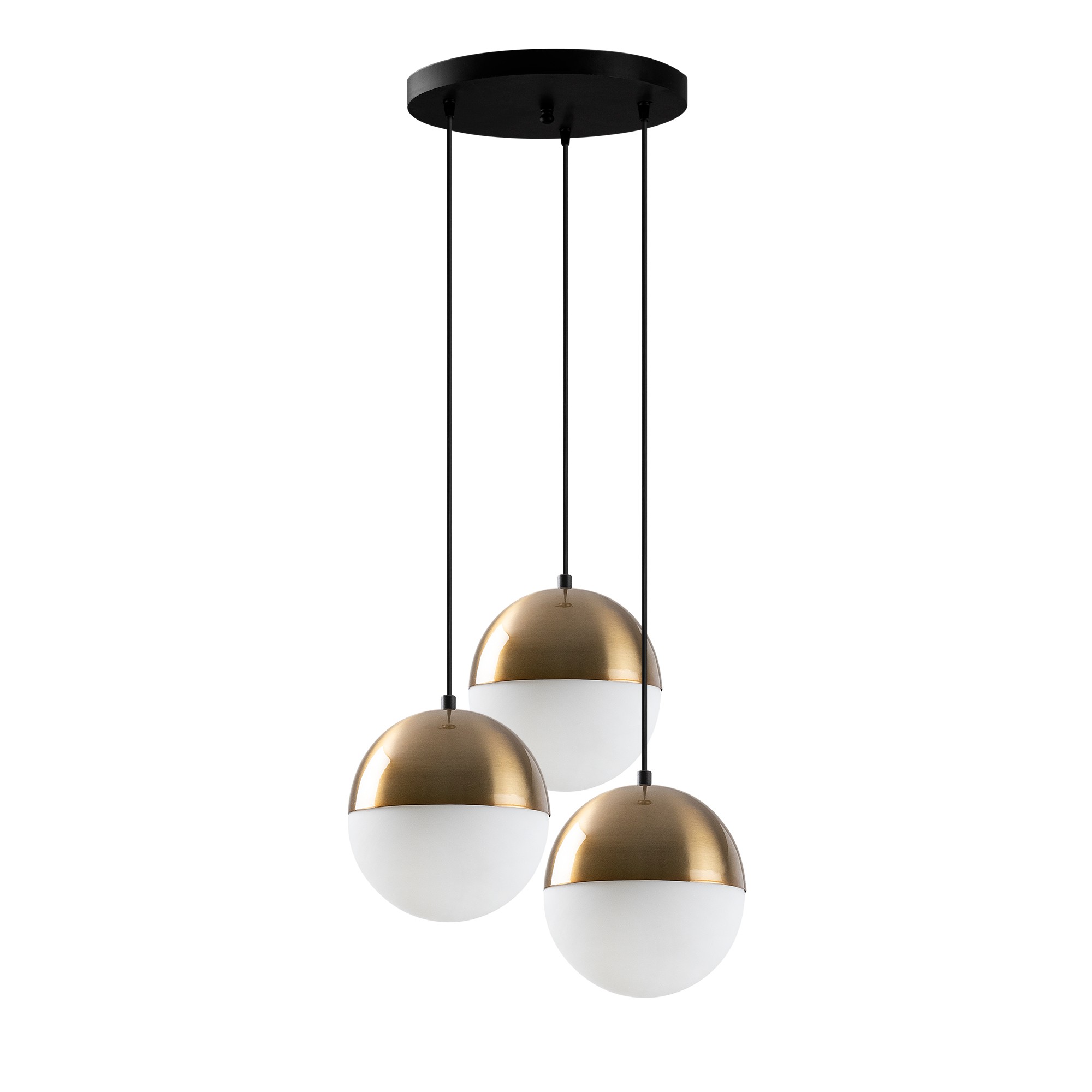 Lampa wisząca Portakers 3 kule - zdjęcie 1