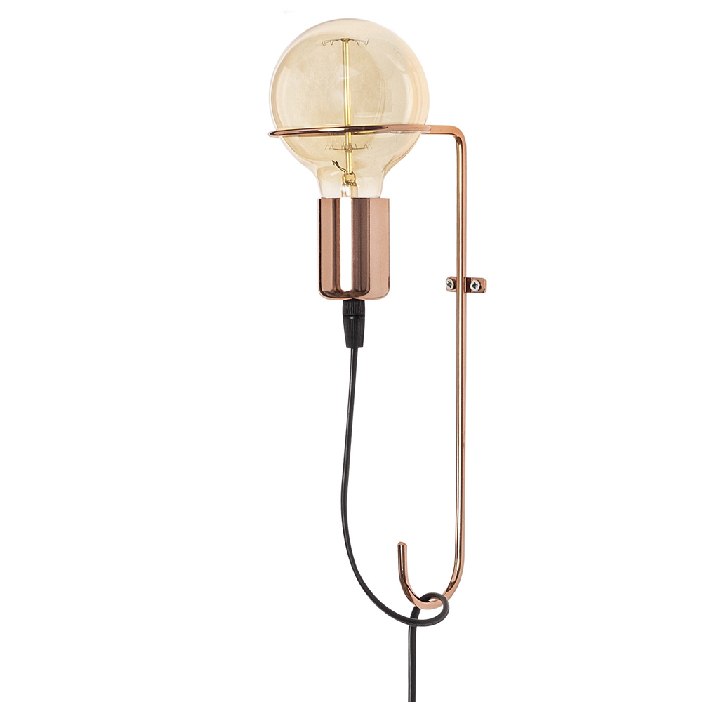 Kinkiet ścienny Coffix industrialna miedziana - zdjęcie 1