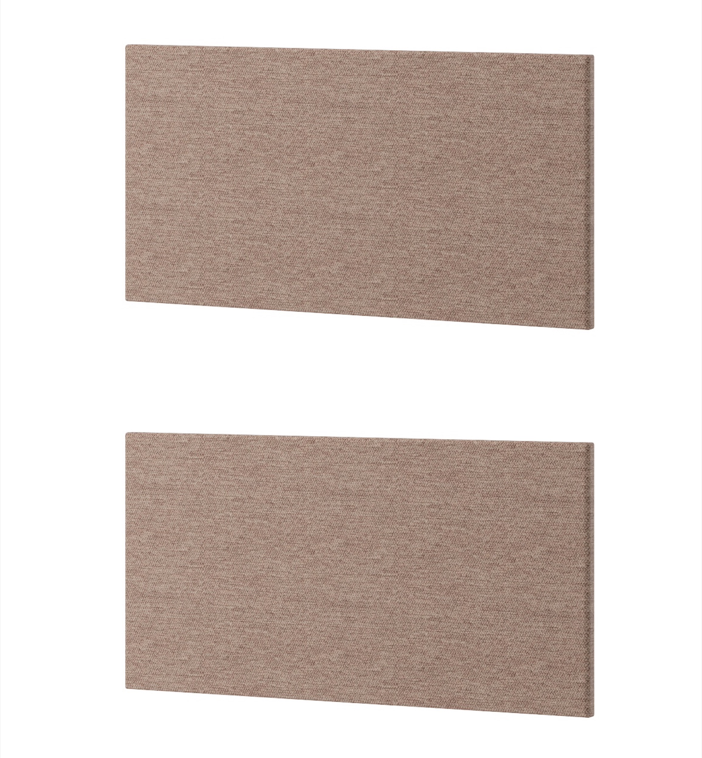 Zestaw dwóch paneli tapicerowanych Woow 2x95 cm brązowy - zdjęcie 1